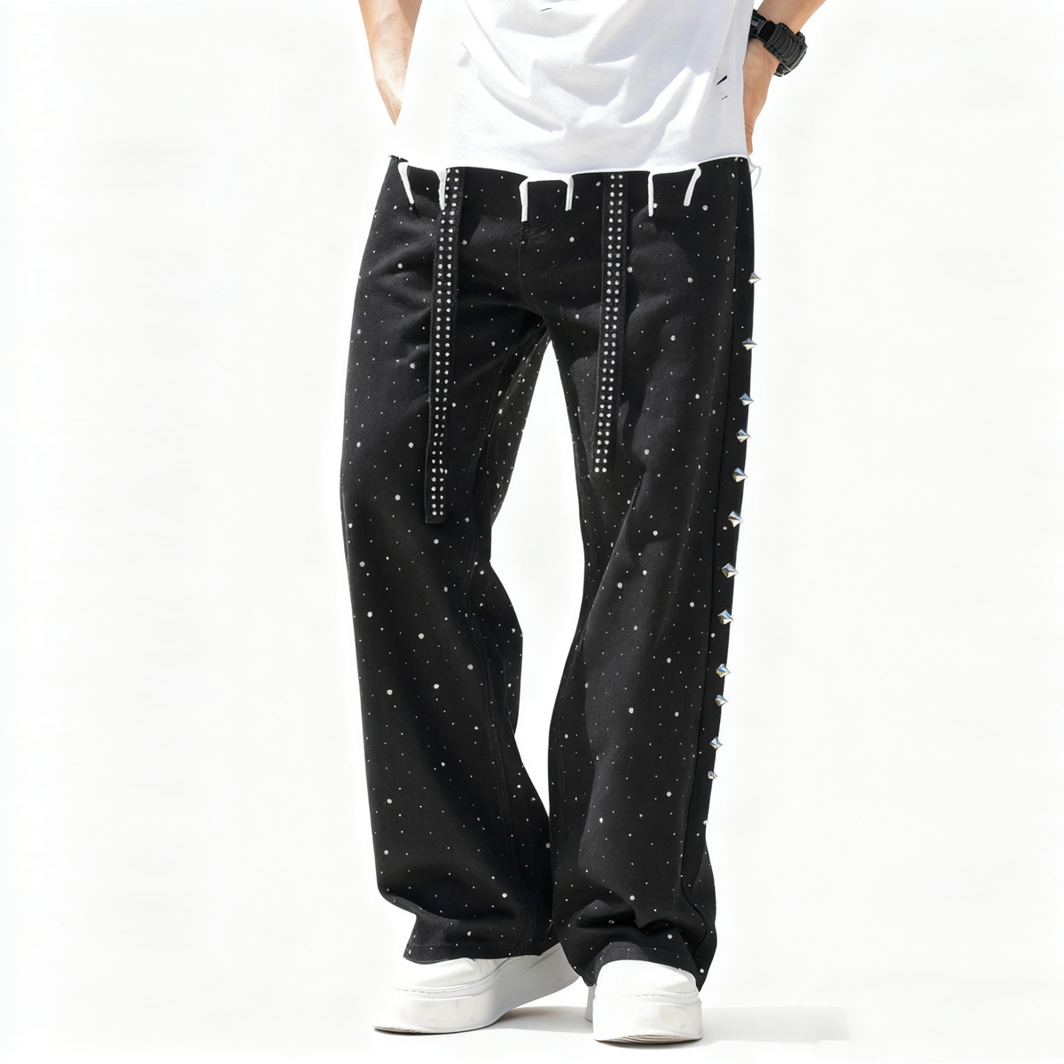 Tease & Sparkle Rhinestone Jeans - Unisex