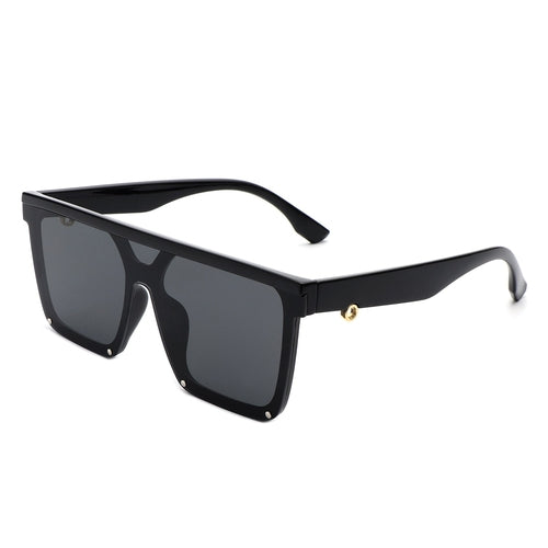 Oversized Square Flat Top Sunglasses
