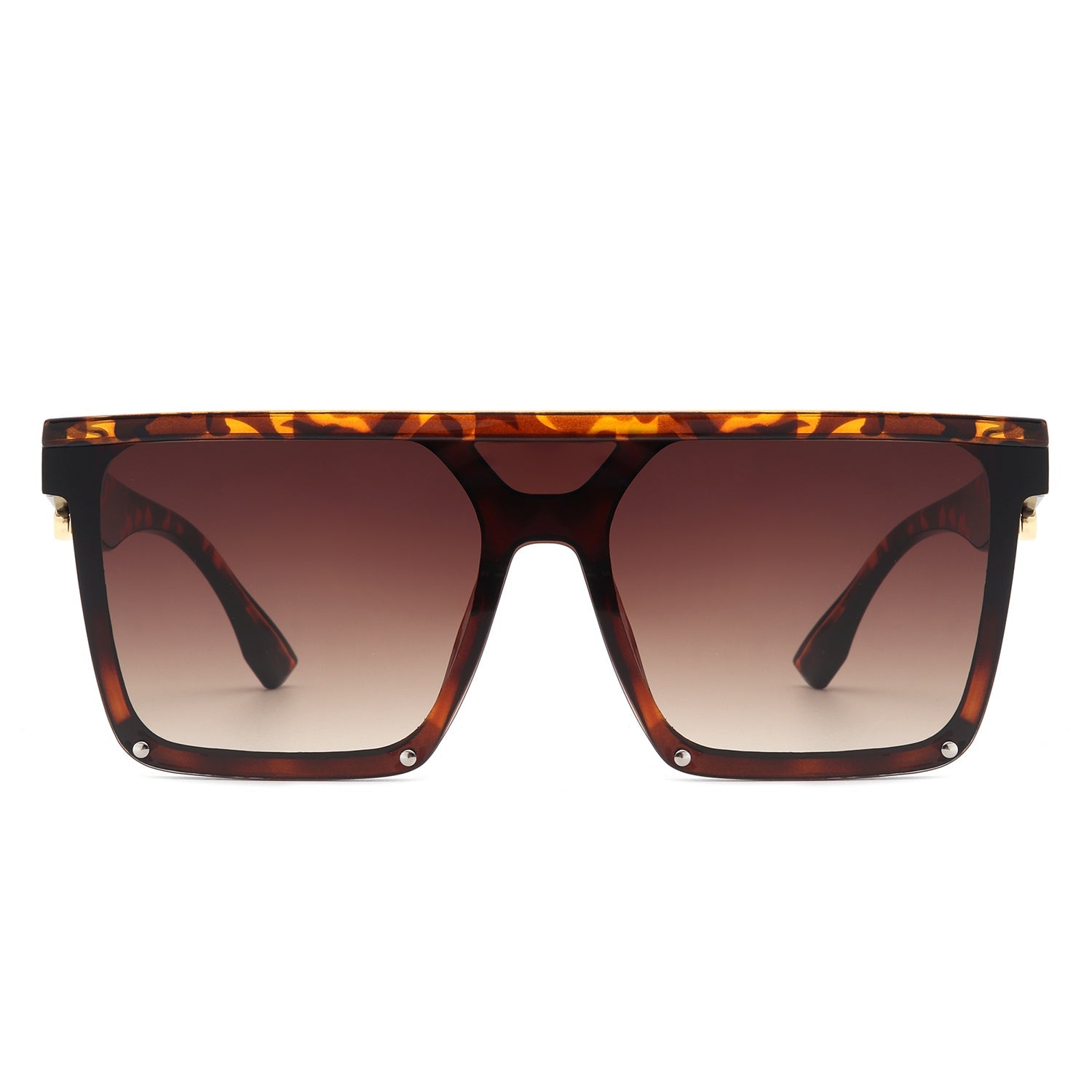 Oversized Square Flat Top Sunglasses