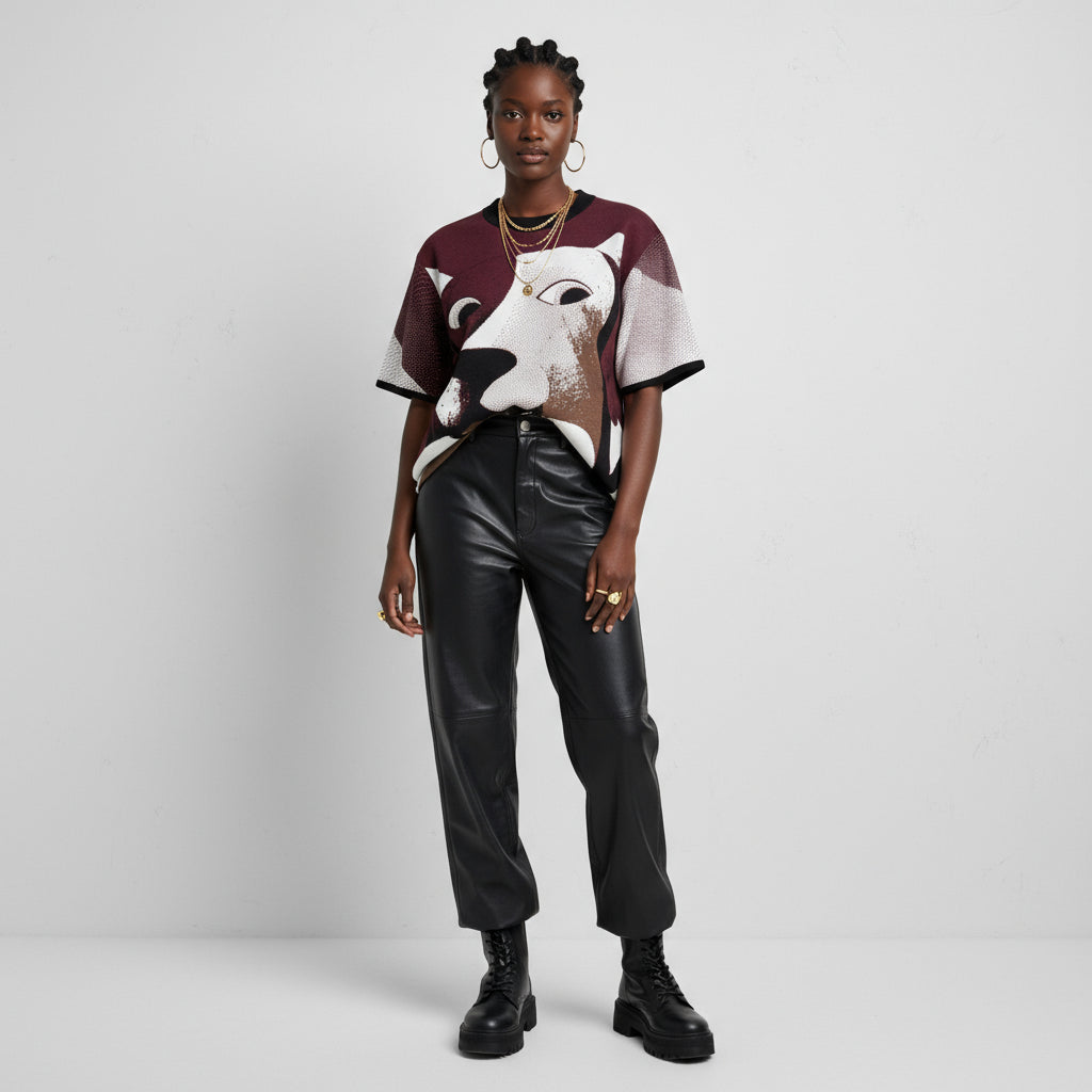 Pop Off Pup – Knit Tee