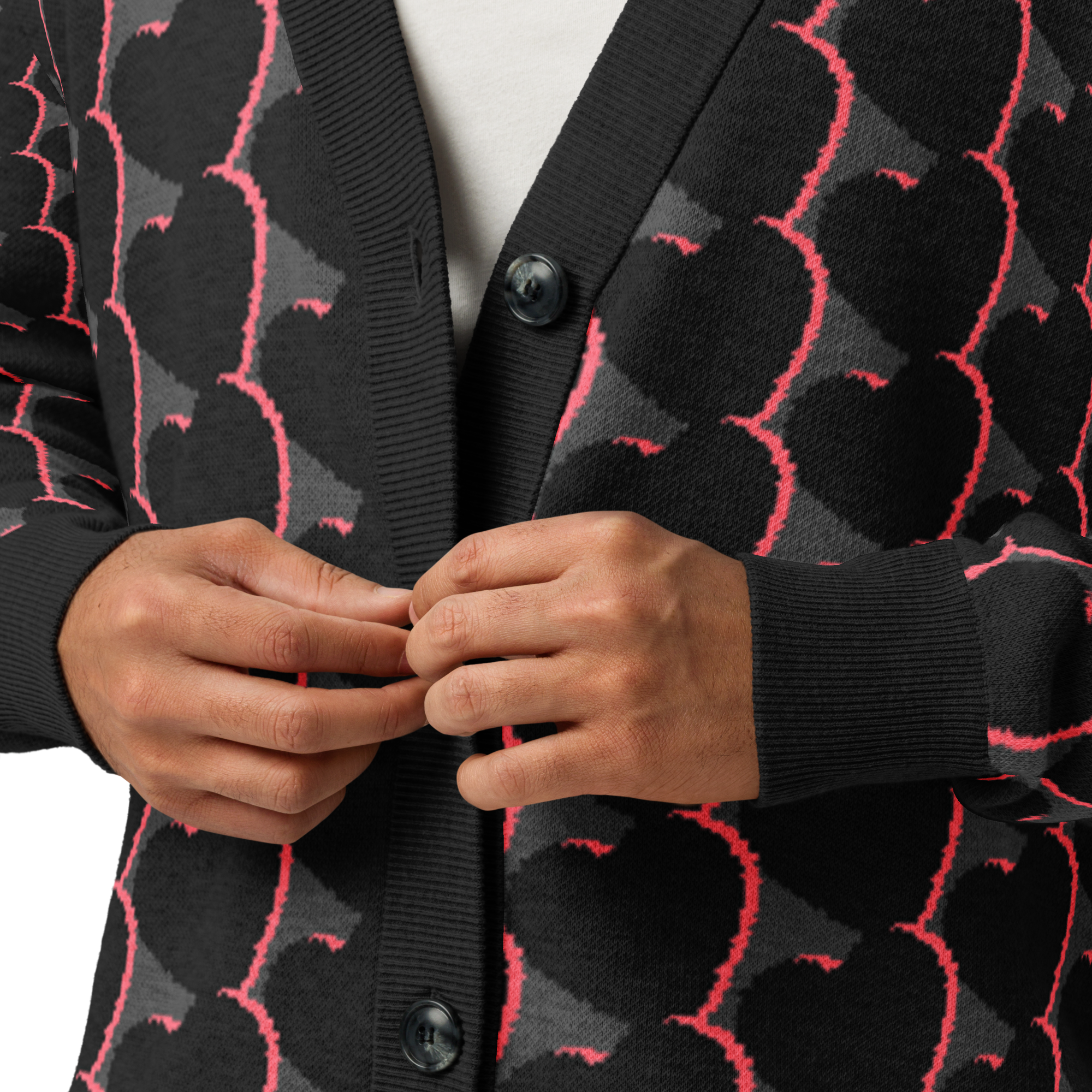 "Dark Hearted" Unisex Cardigan