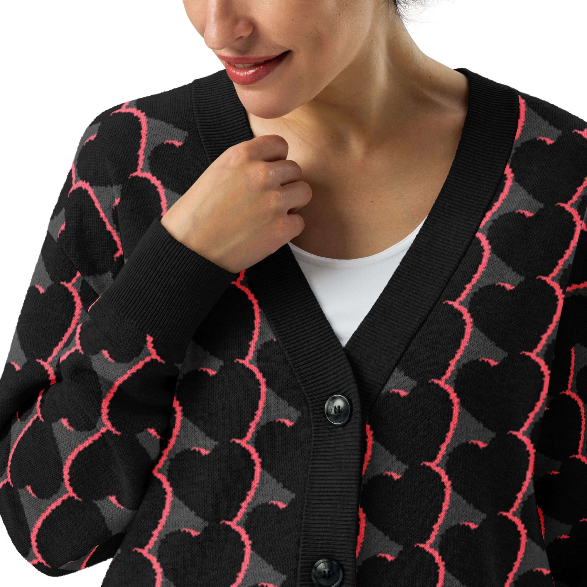 "Dark Hearted" Unisex Cardigan