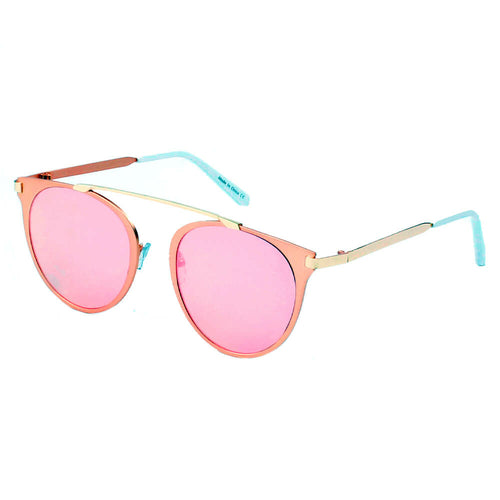 Modern Horn-Rimmed Metal Shades