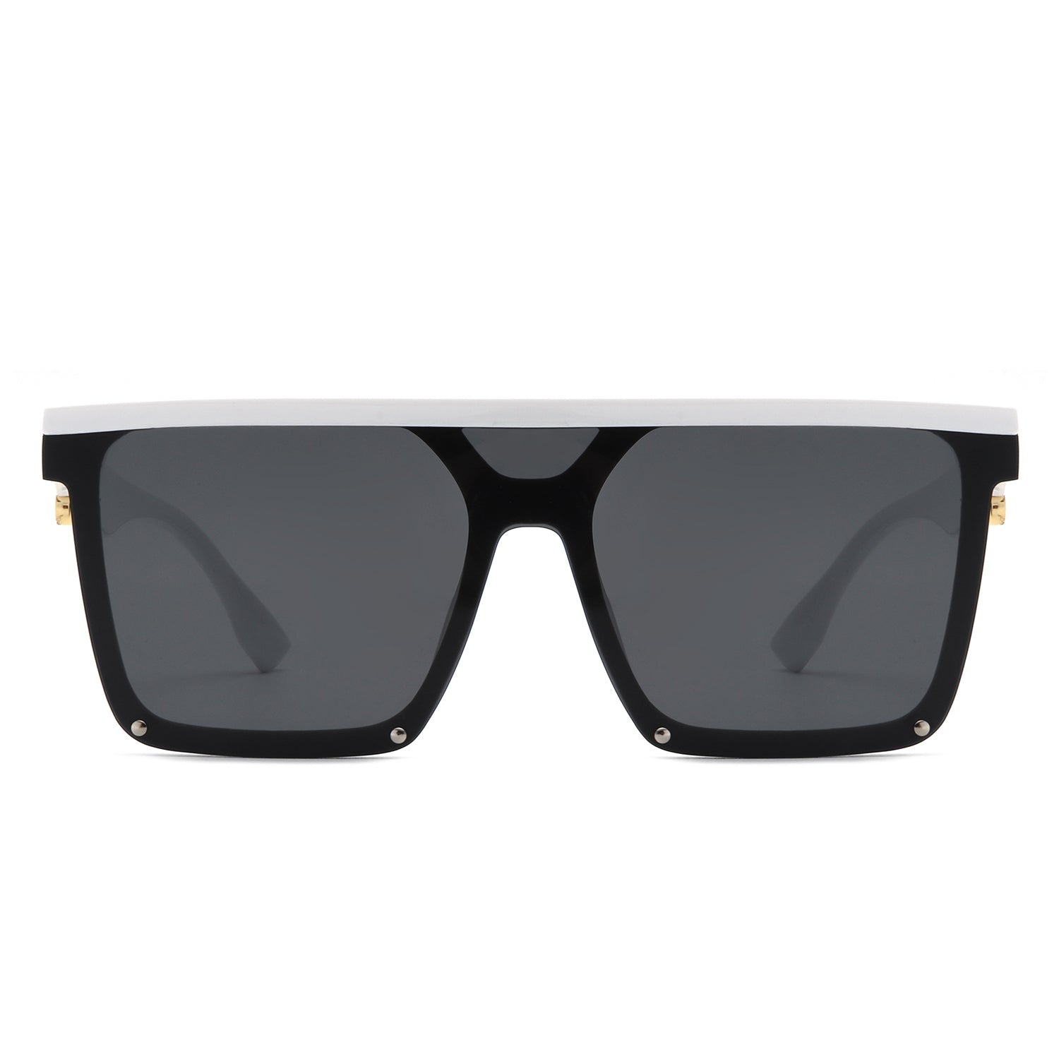 Oversized Square Flat Top Sunglasses
